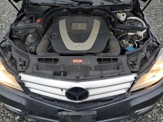 WDDGF8BB8CR224312 - 2012 MERCEDES-BENZ C 300 4MATIC BLACK photo 11