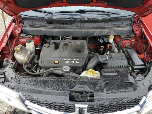 3C4PDCAB2FT665434 - 2015 DODGE JOURNEY SE RED photo 12