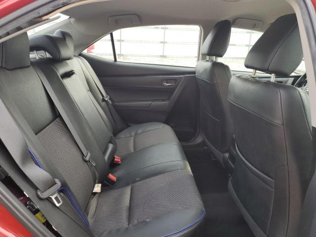 2T1BURHE1KC203232 - 2019 TOYOTA COROLLA L RED photo 10