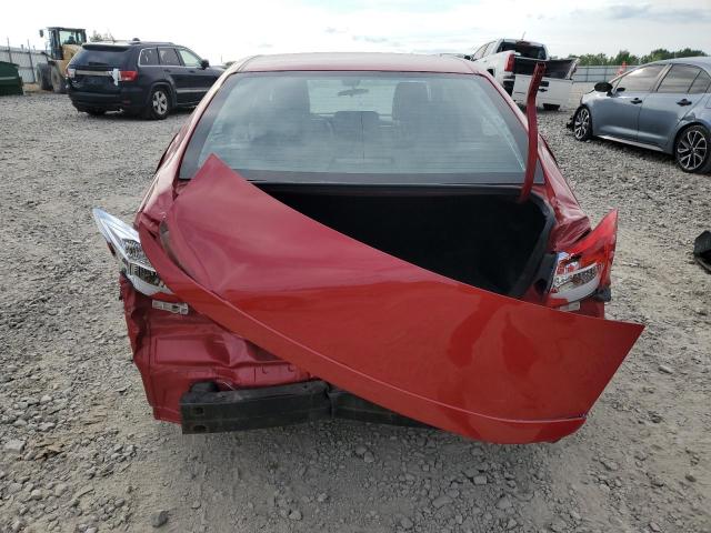 2T1BURHE1KC203232 - 2019 TOYOTA COROLLA L RED photo 6