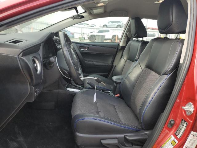 2T1BURHE1KC203232 - 2019 TOYOTA COROLLA L RED photo 7