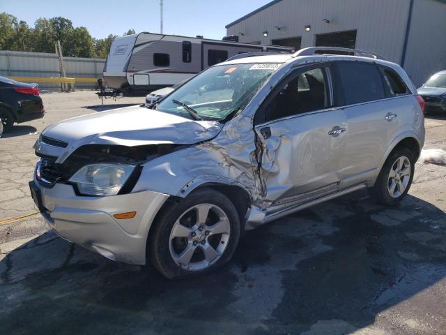 3GNAL4EK4ES533652 - 2014 CHEVROLET CAPTIVA LTZ SILVER photo 1