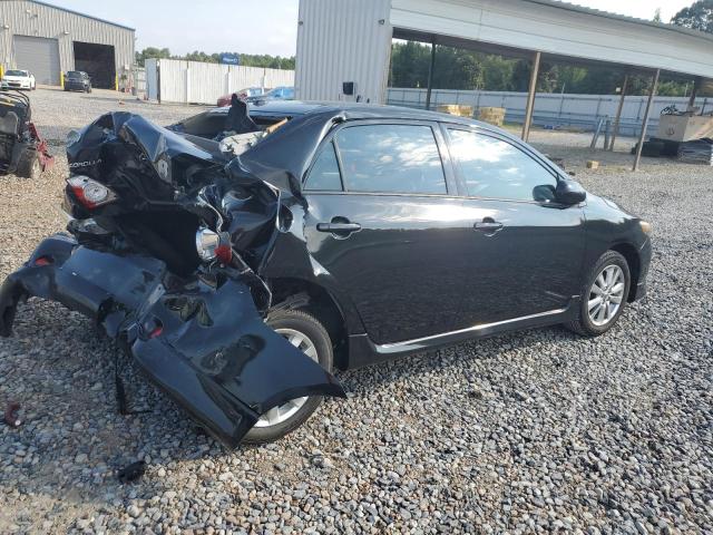 1NXBU4EE6AZ383599 - 2010 TOYOTA COROLLA BASE Negro foto 3