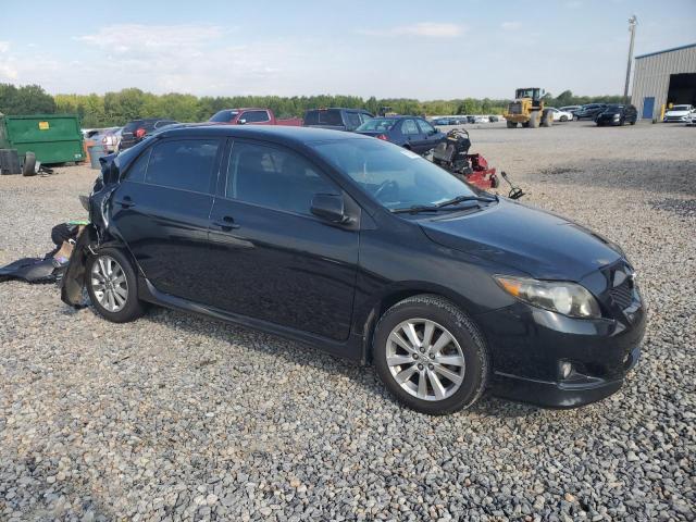 1NXBU4EE6AZ383599 - 2010 TOYOTA COROLLA BASE Negro foto 4