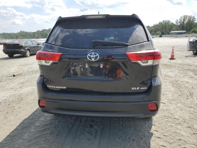 5TDJZRFH4HS450528 - 2017 TOYOTA HIGHLANDER SE BLACK photo 6