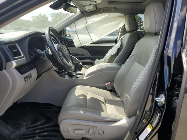 5TDJZRFH4HS450528 - 2017 TOYOTA HIGHLANDER SE BLACK photo 7