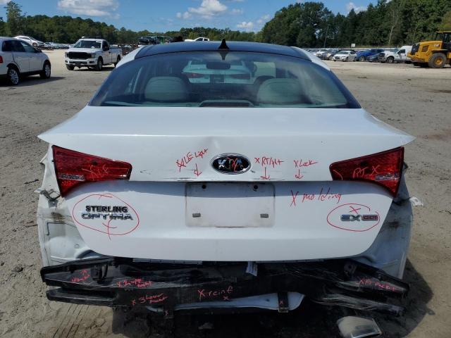 5XXGN4A74CG012805 - 2012 KIA OPTIMA EX WHITE photo 6