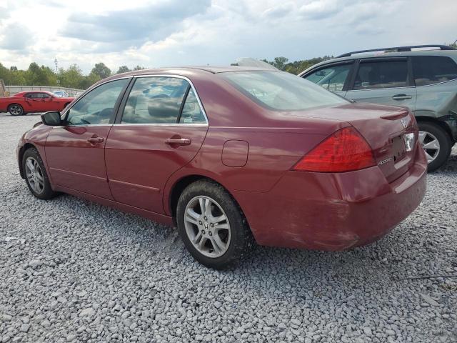 1HGCM56377A036239 - 2007 HONDA ACCORD SE RED photo 2