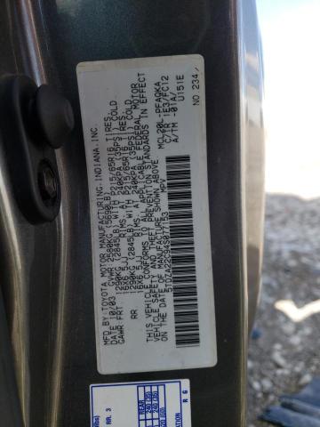 5TDZA22C94S077153 - 2004 TOYOTA SIENNA XLE GRAY photo 13