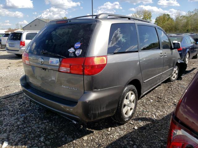 5TDZA22C94S077153 - 2004 TOYOTA SIENNA XLE GRAY photo 3