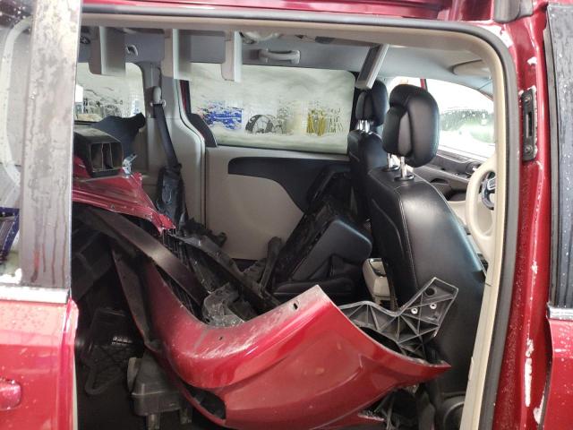 2C4RC1BGXFR560251 - 2015 CHRYSLER TOWN & COU TOURING ბურგუნდია ფოტო 11