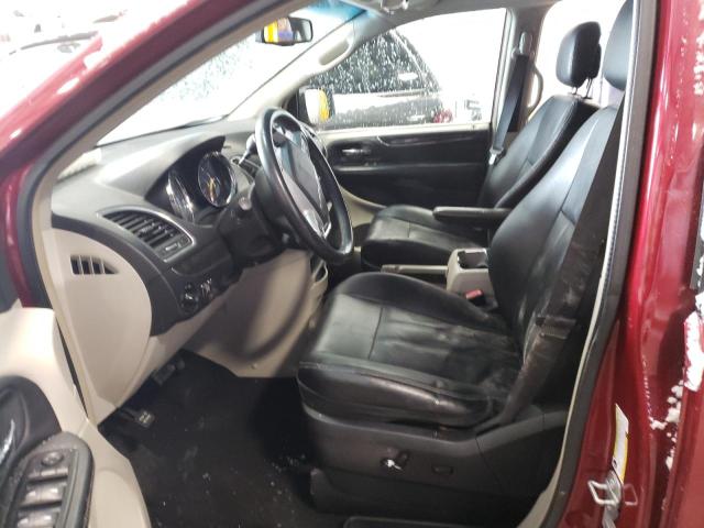 2C4RC1BGXFR560251 - 2015 CHRYSLER TOWN & COU TOURING ბურგუნდია ფოტო 7