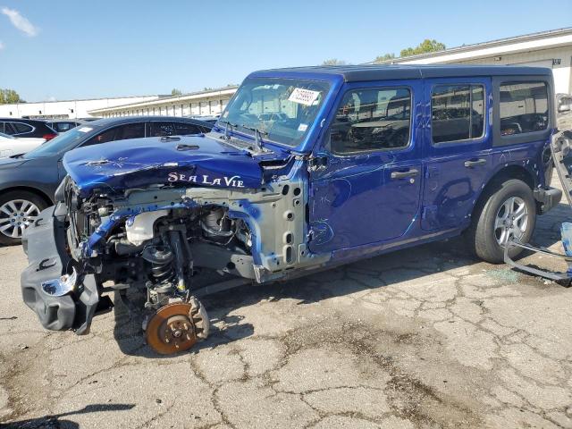 1C4HJXDN7LW330461 - 2020 JEEP WRANGLER U SPORT BLUE photo 1