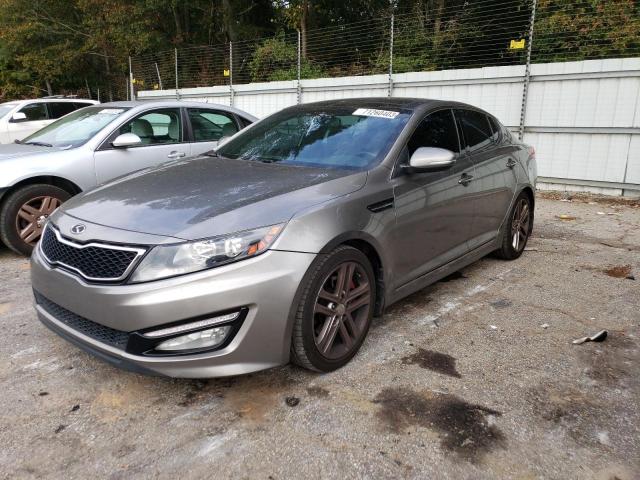 5XXGR4A69DG235645 - 2013 KIA OPTIMA SX GRAY photo 1