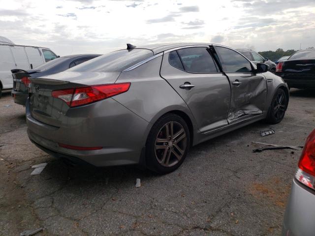 5XXGR4A69DG235645 - 2013 KIA OPTIMA SX GRAY photo 3