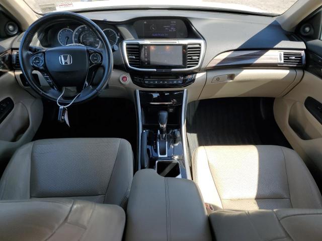 1HGCR3F85HA021791 - 2017 HONDA ACCORD EXL WHITE photo 8