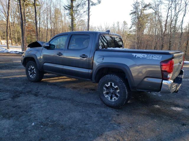 3TMCZ5ANXKM197382 - 2019 TOYOTA TACOMA DOUBLE CAB GRAY photo 2