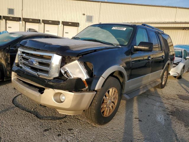 1FMFK18519EA97120 - 2009 FORD EXPEDITION EL EDDIE BAUER BLACK photo 1