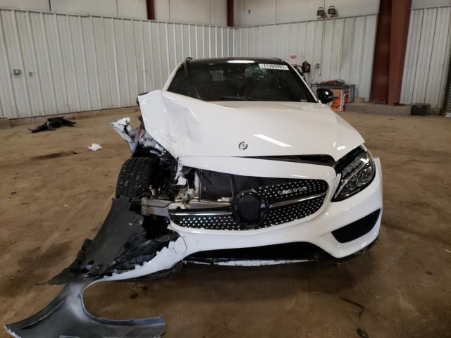 55SWF6EB8GU170624 - 2016 MERCEDES-BENZ C 450 4MATIC AMG WHITE photo 5