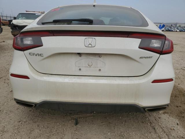 19XFL1H80NE401869 - 2022 HONDA CIVIC SPORT TOURING WHITE photo 6