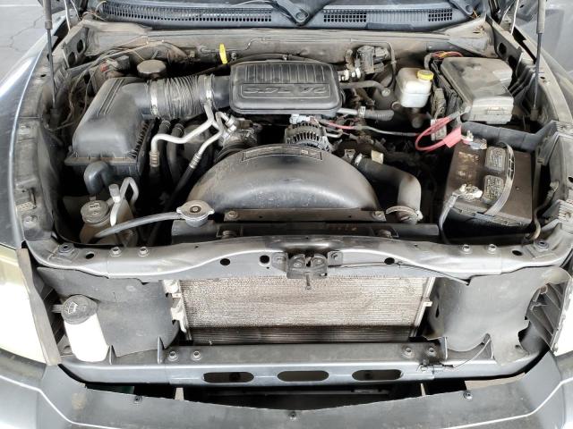 1D7HE48K56S641262 - 2006 DODGE DAKOTA QUAD SLT ნაცრისფერი ფოტო 11