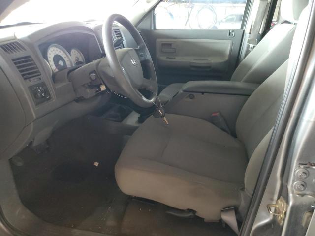 1D7HE48K56S641262 - 2006 DODGE DAKOTA QUAD SLT ნაცრისფერი ფოტო 7