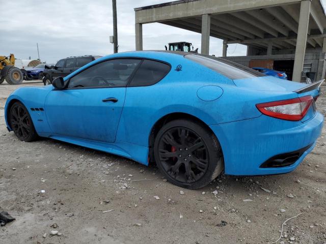 ZAM45KLA0B0058532 - 2011 MASERATI GRANTURISM S BLUE photo 2