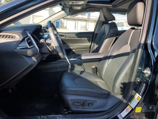 4T1B11HK6JU578515 - 2018 TOYOTA CAMRY L BLUE photo 7