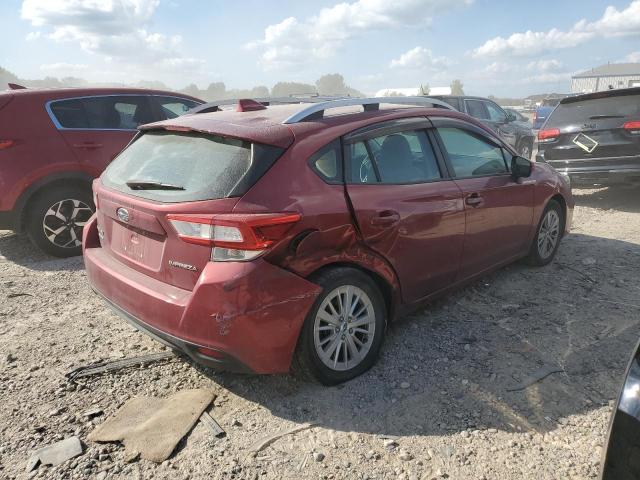 4S3GTAD63J3747537 - 2018 SUBARU IMPREZA PREMIUM PLUS RED photo 3