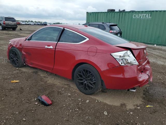 1HGCS2B85CA006186 - 2012 HONDA ACCORD EXL RED photo 2