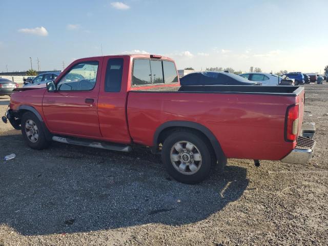 1N6DD26S4YC351706 - 2000 NISSAN FRONTIER KING CAB XE RED photo 2