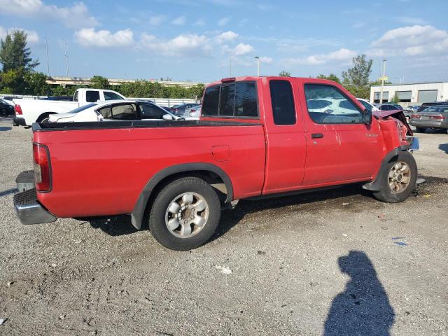 1N6DD26S4YC351706 - 2000 NISSAN FRONTIER KING CAB XE RED photo 3