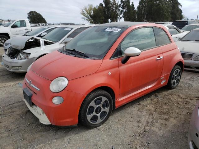 3C3CFFGE4DT751048 - 2013 FIAT 500 ELECTRIC ORANGE photo 1