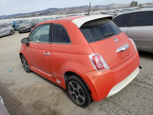 3C3CFFGE4DT751048 - 2013 FIAT 500 ELECTRIC ORANGE photo 2