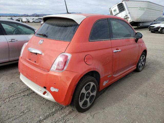 3C3CFFGE4DT751048 - 2013 FIAT 500 ELECTRIC ORANGE photo 3