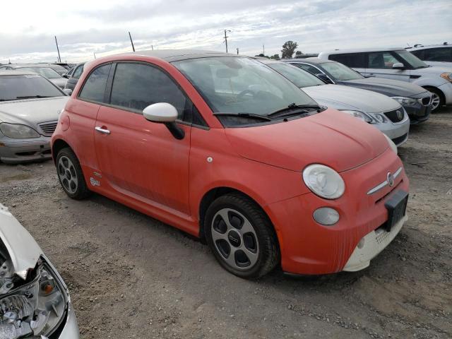 3C3CFFGE4DT751048 - 2013 FIAT 500 ELECTRIC ORANGE photo 4