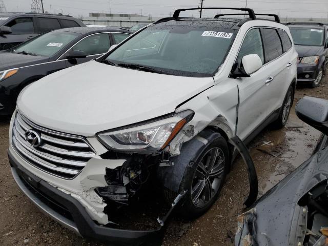 KM8SRDHF2FU100869 - 2015 HYUNDAI SANTA FE GLS WHITE photo 1