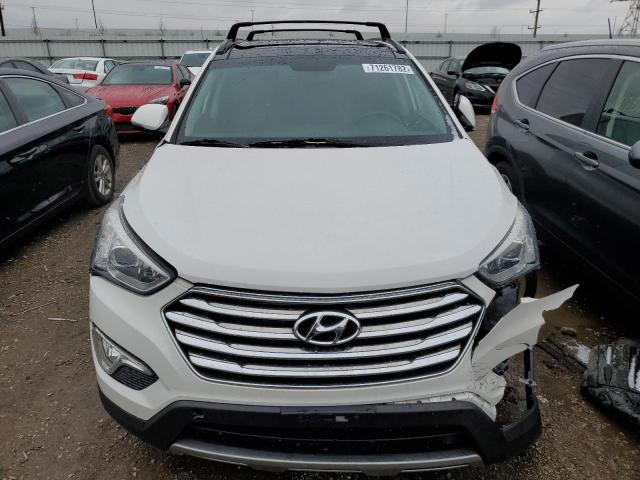 KM8SRDHF2FU100869 - 2015 HYUNDAI SANTA FE GLS WHITE photo 5