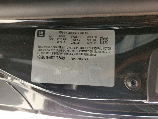 1G6DJ1E39C0122449 - 2012 CADILLAC CTS PERFORMANCE COLLECTION Qara foto 12