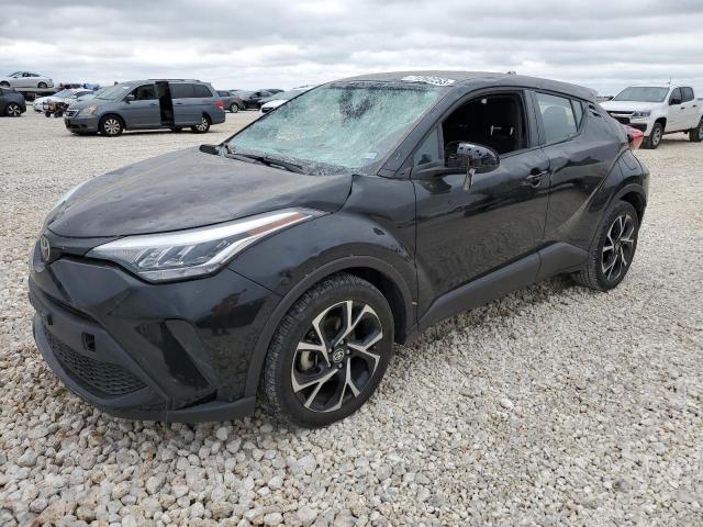 NMTKHMBX8MR129463 - 2021 TOYOTA C-HR XLE BLACK photo 1