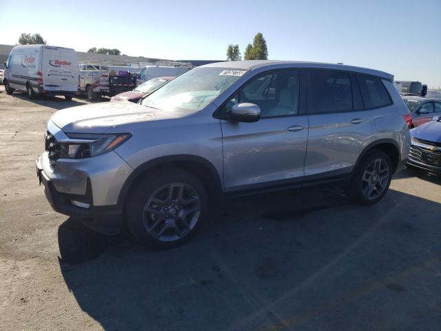 5FNYF8H5XNB006235 - 2022 HONDA PASSPORT EXL SILVER photo 1