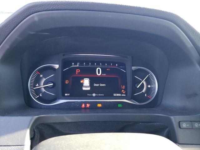 5FNYF8H5XNB006235 - 2022 HONDA PASSPORT EXL SILVER photo 9