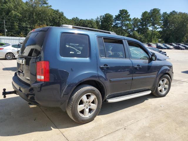 5FNYF4H57BB085299 - 2011 HONDA PILOT EXL BLUE photo 3