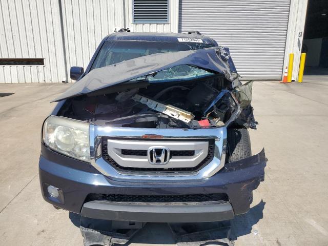 5FNYF4H57BB085299 - 2011 HONDA PILOT EXL BLUE photo 5