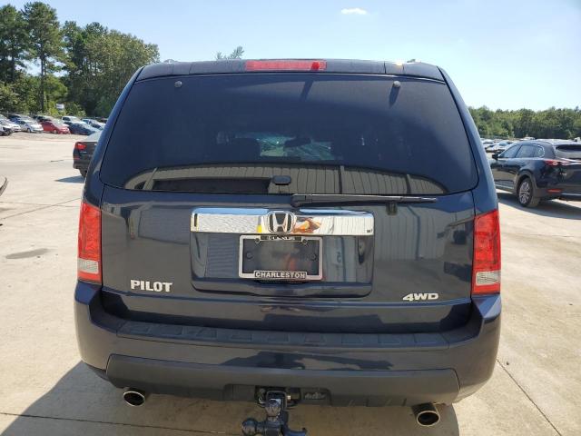 5FNYF4H57BB085299 - 2011 HONDA PILOT EXL BLUE photo 6