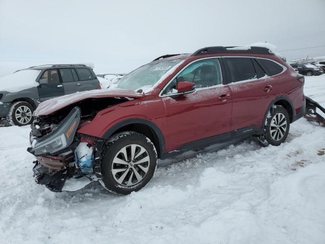 4S4BTACC3L3189012 - 2020 SUBARU OUTBACK PREMIUM MAROON photo 1