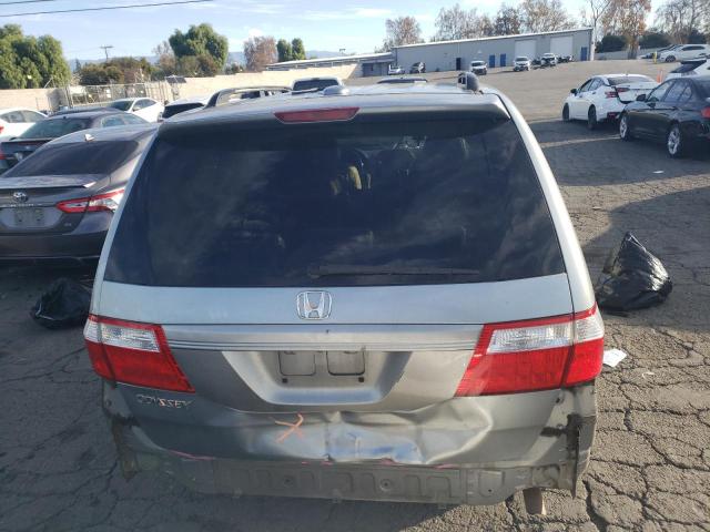 5FNRL38736B103523 - 2006 HONDA ODYSSEY EXL SILVER photo 6