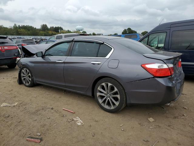 1HGCR2F56EA041320 - 2014 HONDA ACCORD SPORT GRAY photo 2