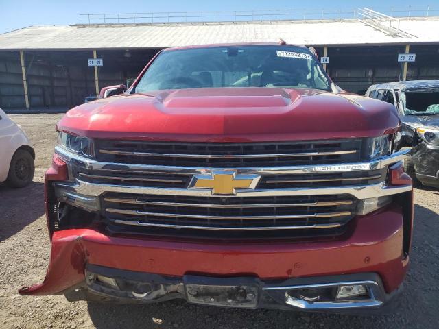 1GCUYHED1MZ229275 - 2021 CHEVROLET SILVERADO K1500 HIGH COUNTRY RED photo 5
