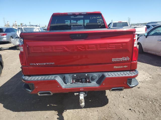 1GCUYHED1MZ229275 - 2021 CHEVROLET SILVERADO K1500 HIGH COUNTRY RED photo 6